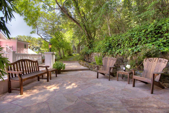 The Pink Mansion Patio