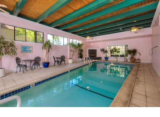 Pink Mansion Indoor Heated Pool